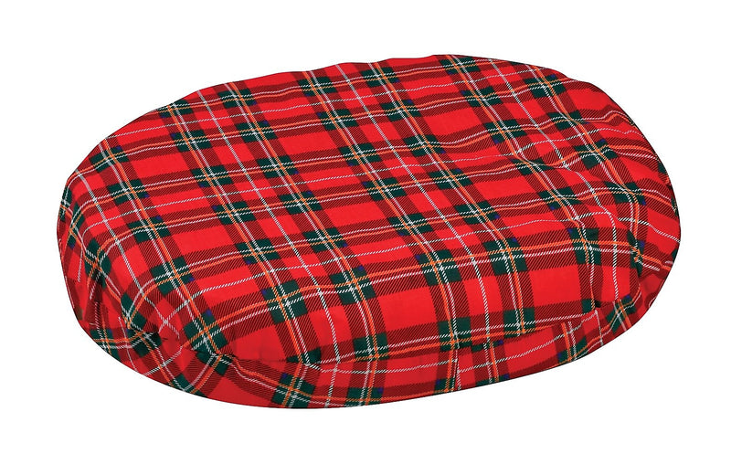 DMI® 18" x 15" x 3" Foam Convoluted Ring Cushion, Polyester/Cotton Cover, Plaid