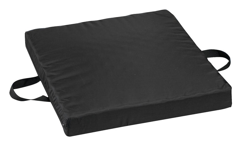 DMI® 18" x 20" x 2 1/2" Gel-Foam Waffle Seat Cushion, Oxford Nylon Cover, Black