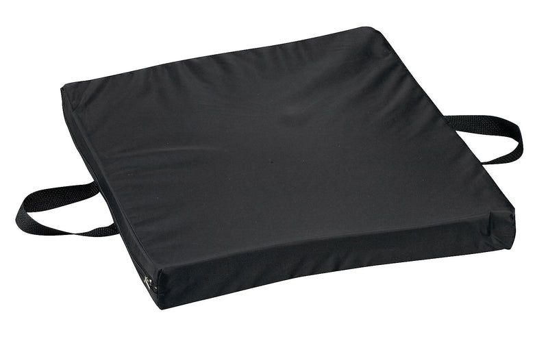 DMI® 16" x 18" x 2" Gel Foam Flotation Cushion, Oxford Nylon Cover, Nylon Black