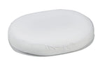 DMI® 16" x 13" x 3" Foam Contoured Ring Cushion, Polyester/Cotton Cover, White