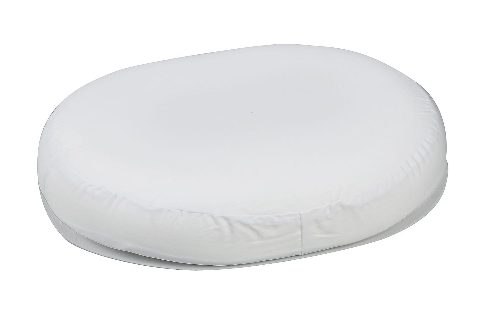 DMI® 16" x 13" x 3" Foam Contoured Ring Cushion, Polyester/Cotton Cover, White
