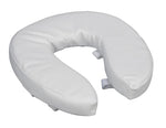 DMI 2" Vinyl Cushion Toilet Seat, White (520-1246-1900)