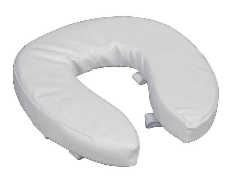 DMI 2" Vinyl Cushion Toilet Seat, White (520-1246-1900)
