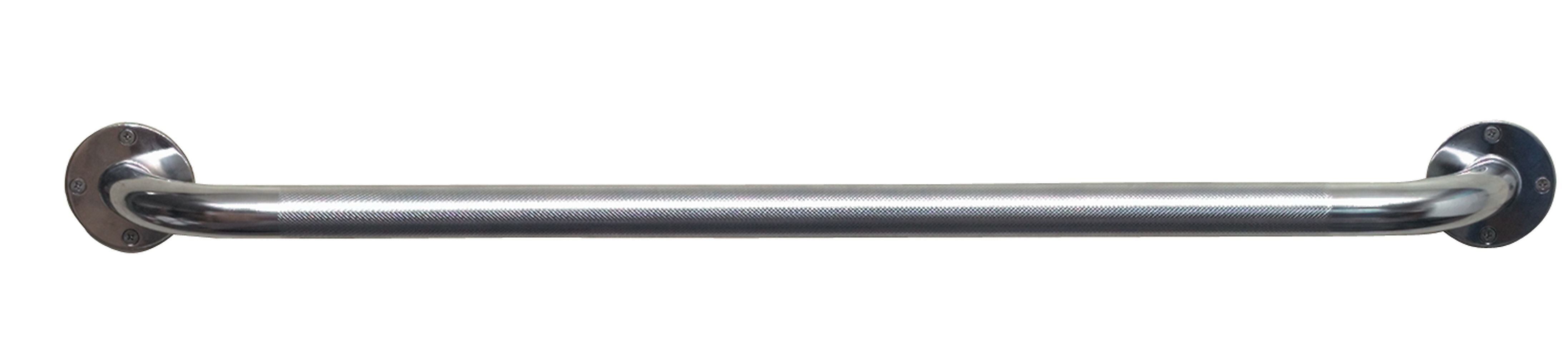 DMI® 32" Institutional Steel Knurled Grab Bar, Silver