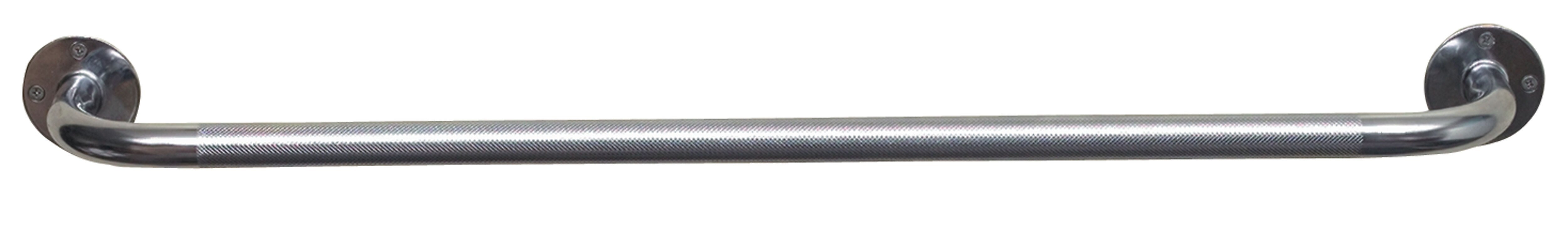 DMI® 32" Steel Knurled Grab Bar, Chrome