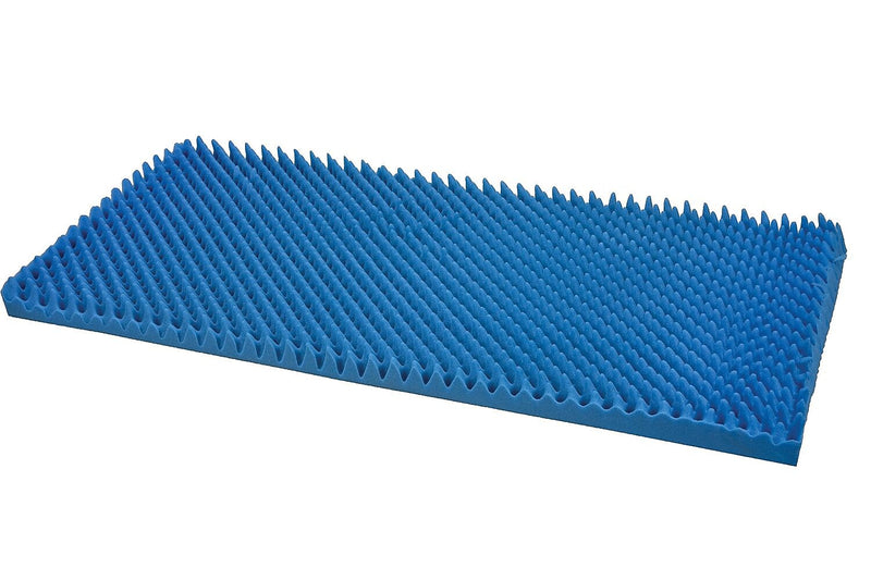 DMI® 33" x 72" Hospital Bed Size Convoluted Bed Pad, Blue