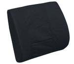DMI® 14" x 13" Foam Standard Lumbar Cushion, Leatherette Cover, Black