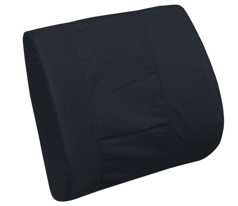 DMI® 14" x 13" Foam Standard Lumbar Cushion, Leatherette Cover, Black