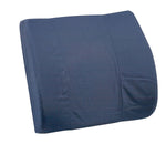 DMI® 14" x 13" Foam Standard Lumbar Cushion With Strap, Polyester/Cotton Cover, Navy