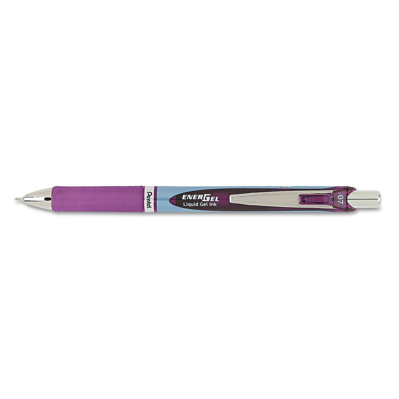 Pentel® EnerGel® Deluxe RTX Liquid Gel Pen, Medium Point 0.7mm, Violet, Each