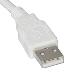 C2G 6.6' USB 2.0 Male to Female Extension Cable, White