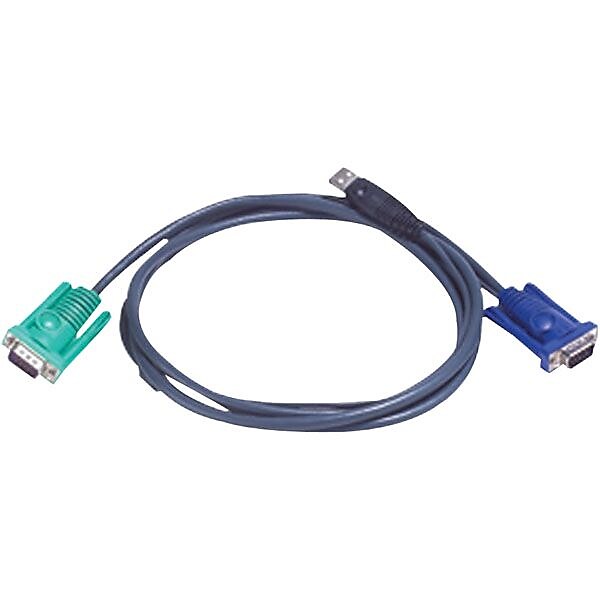 Aten 10' USB KVM Cable For Table, Black