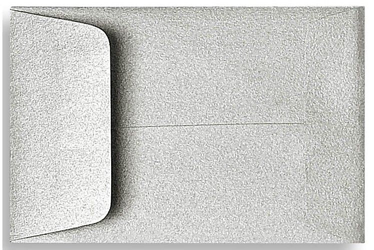 LUX #1 Coin Envelopes (2-1/4 x 3-1/2) 50/Box, Silver Metallic (1COSIL-50)