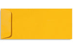 LUX Moistenable Glue #10 Window Envelope, 4 1/2" x 9 1/2", Electric Yellow, 50/Pack (4261-20-50)