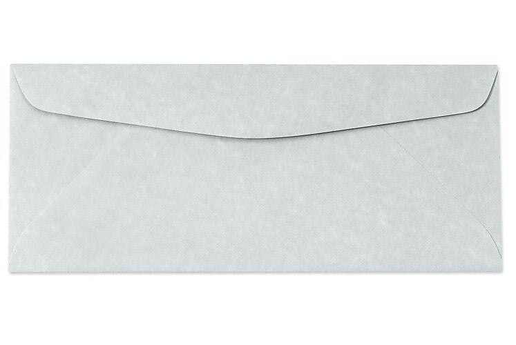 LUX 4 1/8" x 9 1/2" #10 60lbs. Parchment Regular Envelopes, Blue, 50/Pack