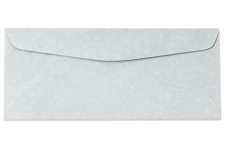 LUX 60lbs. 4 1/8" x 9 1/2" #10 Regular Envelopes, Blue Parchment, 250/Box (6660-12-250)