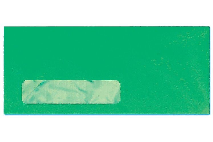 LUX 4 1/8" x 9 1/2" #10 Window Envelopes, Grocery Bag Brown, 50/Pack