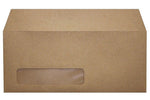 LUX Moistenable Glue #10 Window Envelope, 4 1/2" x 9 1/2", Grocery Bag Brown, 250/Box (4860-WGB-250)