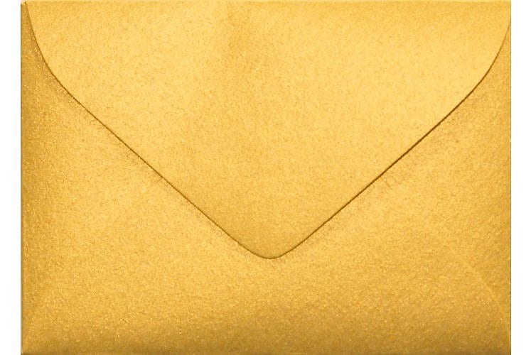 LUX #17 Mini Envelopes (2 11/16 x 3 11/16) 50/Box, Gold Metallic (MINSDG-50)