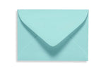 LUX 2 11/16" x 3 11/16" 80lbs. #17 Mini Envelopes W/Glue, Seafoam Blue, 50/Pack