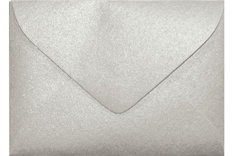 LUX #17 Mini Envelopes (2 11/16 x 3 11/16) 50/Box, Silver Metallic (MINSDS-50)
