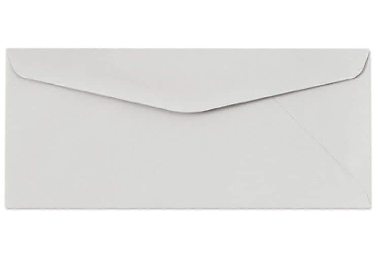 LUX 3 7/8" x 8 7/8" #9 60lbs. Regular Envelopes, Pastel Gray, 50/Pack