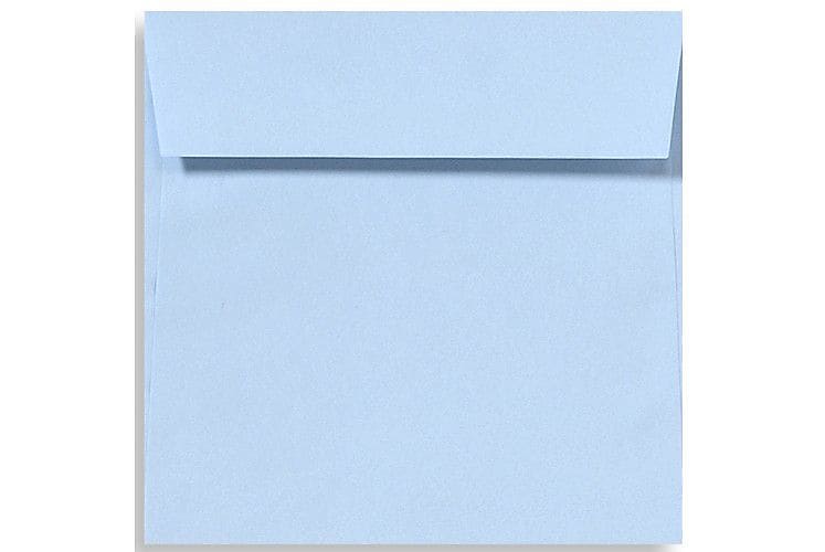 LUX 5 1/2 x 5 1/2 Square Envelopes, 50/Box, Baby Blue (EX8515-13-50)