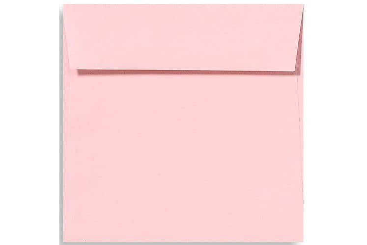 LUX 5 1/2 x 5 1/2 Square Envelopes, 500/Box, Candy Pink (EX8515-14-500)