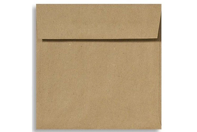 LUX 5 1/2 x 5 1/2 Square Envelopes, 50/Box, Grocery Bag (8515-GB-50)