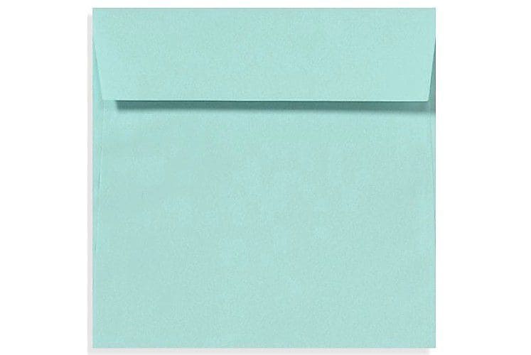 LUX 5 1/2 x 5 1/2 Square Envelopes, 50/Box, Seafoam (LUX-8515-113-50)
