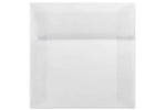 LUX 5 x 5 Square Envelopes, 50/Box, Clear Translucent (8505-50-50)