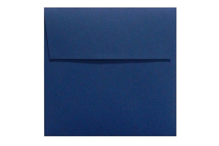 LUX 5 x 5 Square Envelopes, 50/Box, Navy (LUX-8505-103-50)