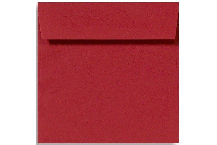 LUX 5 x 5 Square Envelopes, 50/Box, Ruby Red (8505-18-50)