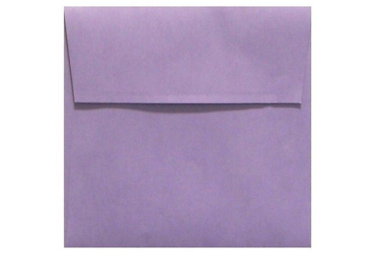 LUX 5 x 5 Square Envelopes, 50/Box, Wisteria (LUX-8505-106-50)
