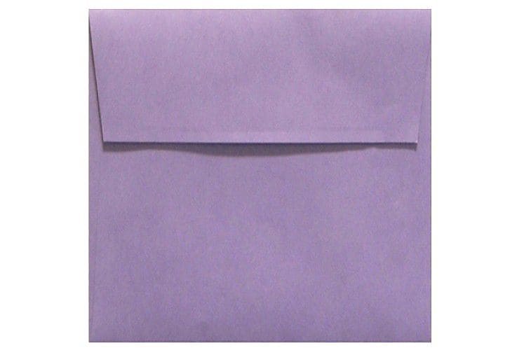 LUX 5 x 5 Square Envelopes, 250/Box, Wisteria (LUX-8505-106-25)