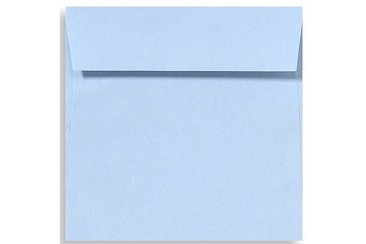 LUX 6 1/2 x 6 1/2 Square Envelopes, 50/Box, Baby Blue (EX8535-13-50)
