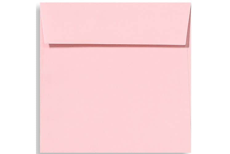 LUX 6 1/2 x 6 1/2 Square Envelopes, 250/Box, Candy Pink (EX8535-14-250)