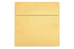 LUX 6 1/2 x 6 1/2 Square Envelopes, 50/Box, Gold Metallic (8535-07-50)