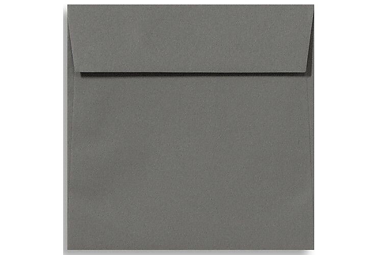 LUX 6 1/2 x 6 1/2 Square Envelopes, 50/Box, Smoke (EX8535-22-50)