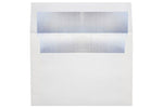 LUX 6 1/2 x 6 1/2 Foil Lined Square Envelopes, 50/Box, White w/Silver LUX Lining (FLWH8535-03-50)
