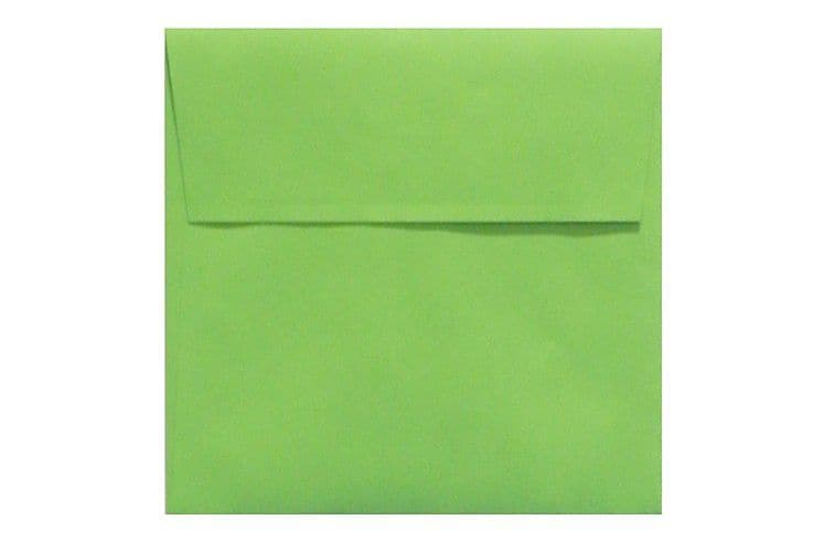 LUX 7 x 7 Square Envelopes, 500/Box, Limelight (LUX-8545-101500)