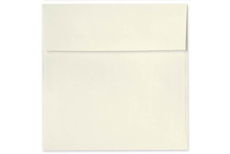 LUX 7 x 7 Square Envelopes, 50/Box, Natural (8545-03-50)