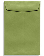 LUX 70lbs. 9" x 12" Open End Envelopes, Avocado Green, 500/BX