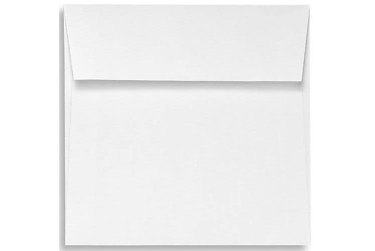 LUX 9 x 9 Square Envelopes, 50/Box, 70lb. White (11009-50)