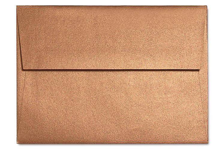 LUX A1 Invitation Envelopes (3 5/8 x 5 1/8) 50/Box, Copper Metallic (5365-11-50)