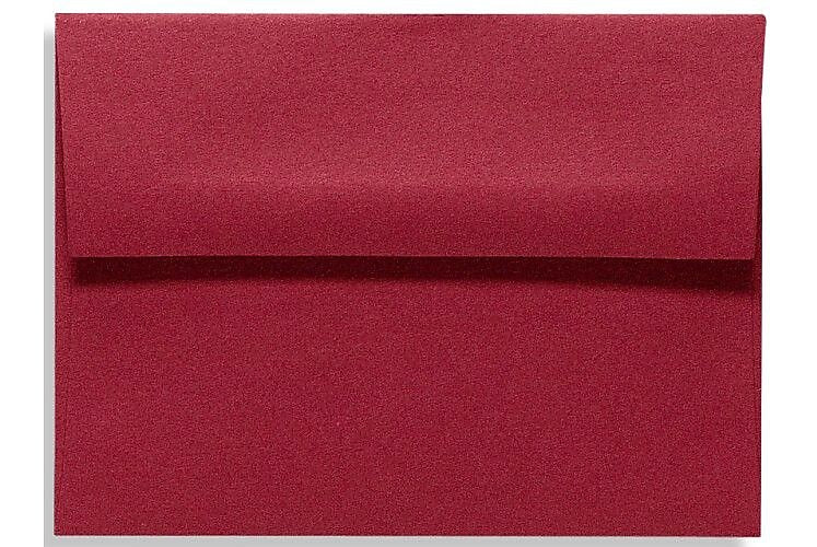 LUX A1 Invitation Envelopes (3 5/8 x 5 1/8) 50/Box, Garnet (EX4865-26-50)
