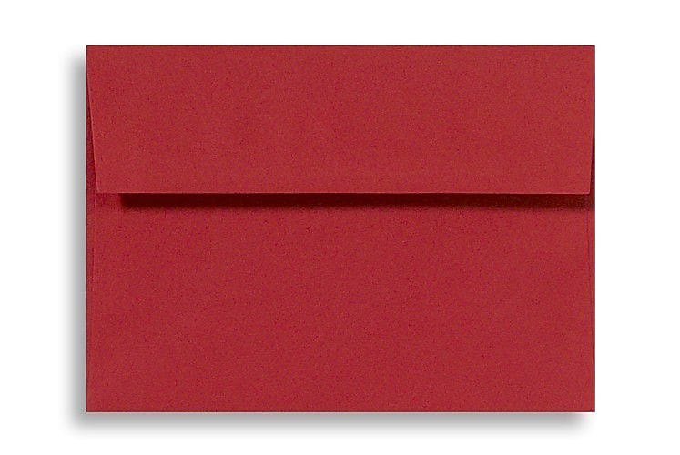 LUX A1 Invitation Envelopes 3 5/8 x 5 1/8, 1000/Box, Holiday Red (FE4265-15-1000)