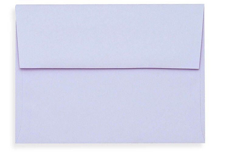 LUX A1 Invitation Envelopes (3 5/8 x 5 1/8) 50/Box, Lilac (SH4265-05-50)