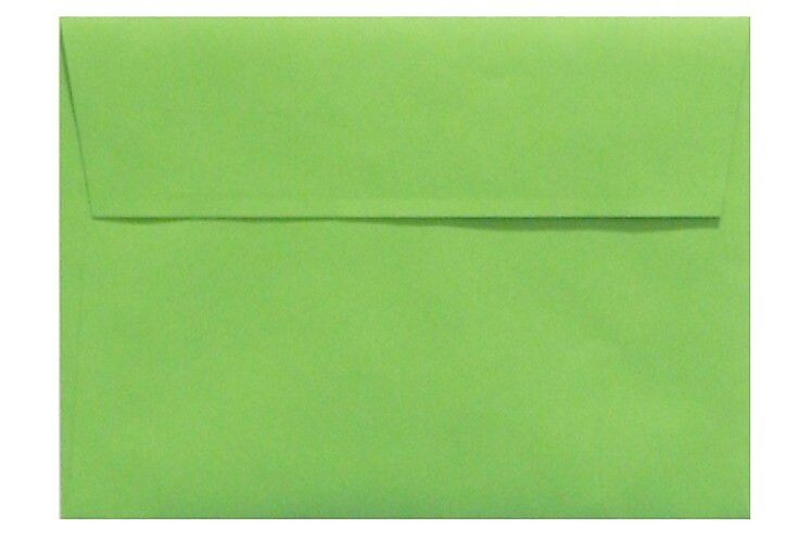 LUX A1 Invitation Envelopes (3 5/8 x 5 1/8) 50/Box, Limelight (LUX-4865-101-50)