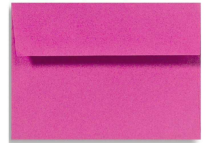 LUX A1 Invitation Envelopes (3 5/8 x 5 1/8) 50/Box, Magenta (EX4865-10-50)